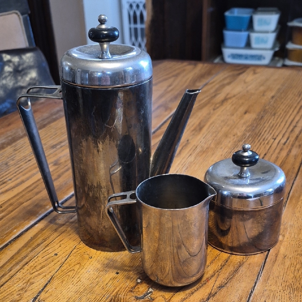 Elegant Silver Coffee Set